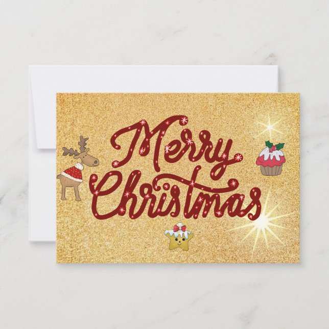 Frohe Weihnacht Invitation (Front)