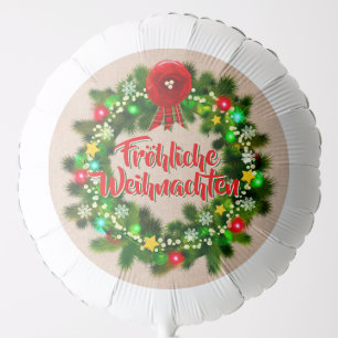 Frohe Weihnachten Ballon Christmas Large Balloon