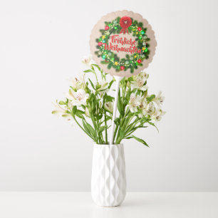 Frohe Weihnachten Ballon Christmas Medium Balloon