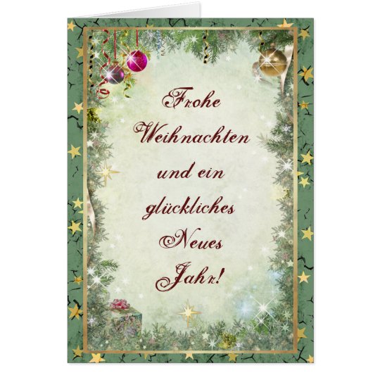 Frohe Weihnachten Card | Zazzle