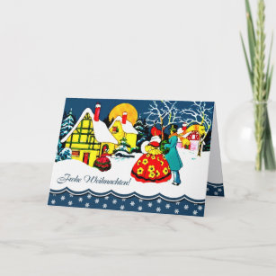 Frohe Weihnachten German Christmas Cards | Zazzle