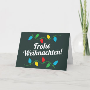 Frohe Weihnachten German Christmas Card