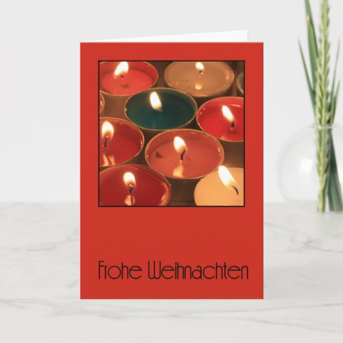 Frohe Weihnachten German Christmas Card