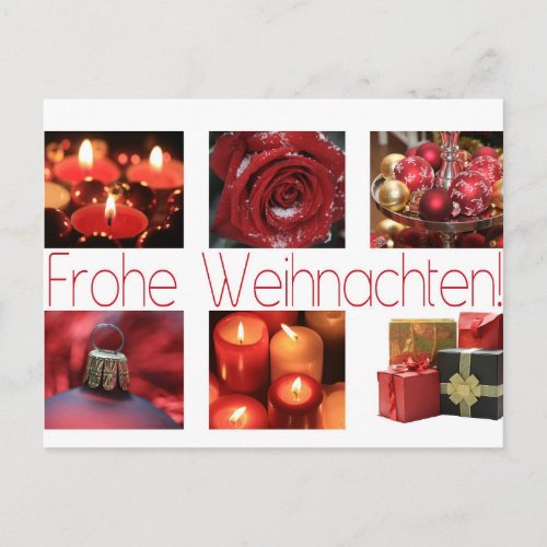 Frohe Weihnachten German Christmas Card