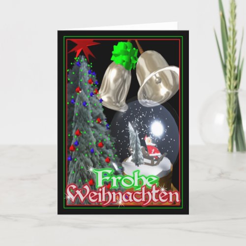 Frohe Weihnachten  German Christmas card