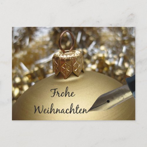 Frohe Weihnachten German Christmas Card