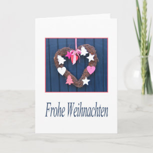 Frohe Weihnachten German Christmas Card