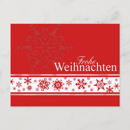 Frohe Weihnachten German Christmas Card