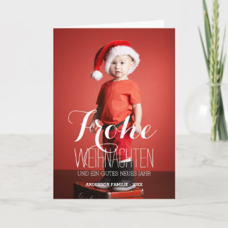 Frohe Weihnachten | German Holiday Greeting Card