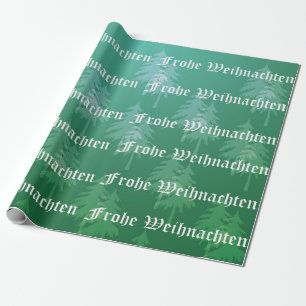 Frohe Weihnachten - German Merry Christmas Wrapping Paper
