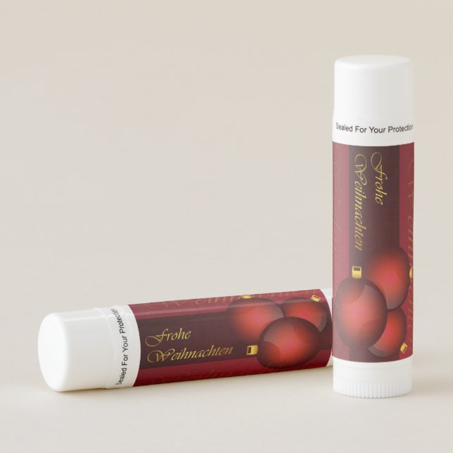 Frohe Weihnachten Lip Balm (Front)