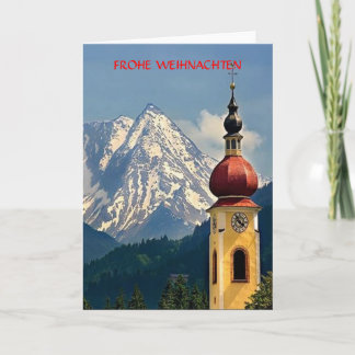 FROHE WEIHNACHTEN (MERRY CHRISTMAS) HOLIDAY CARD