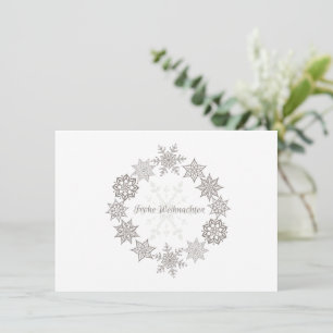 Frohe Weihnachten Note Card