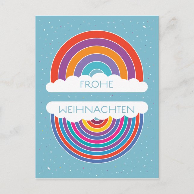 Frohe Weihnachten Postcard (Front)