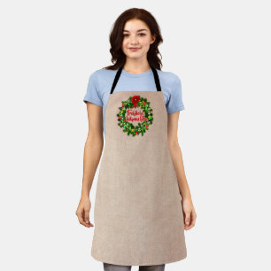 Frohe Weihnachten Schürze Christmas Apron