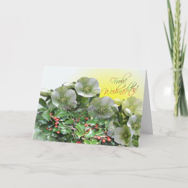 Frohes Fest Karte - German Christmas Card (Front)