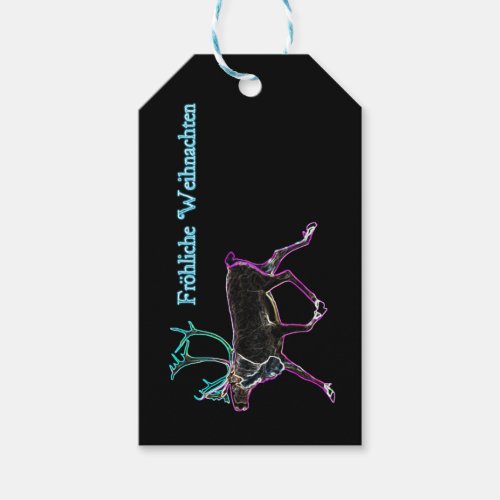 Frohliche Weihnachten _ Electric Caribou Gift Tags