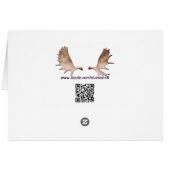 Frohliche Weihnachten - Electric Wolf Cards (Back Horizontal)