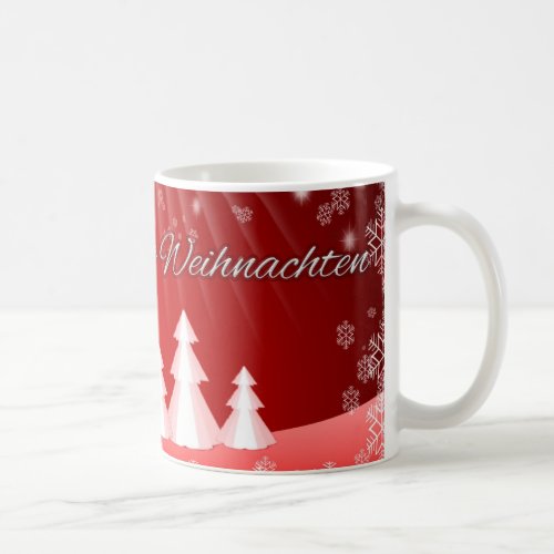 Frhliche Weihnachten German Merry Christmas Coffee Mug