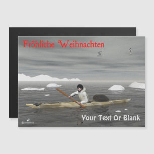 Fröhliche Weihnachten - Inuit Kayak