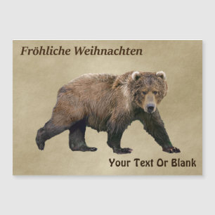 Fröhliche Weihnachten - Kodiak Bear