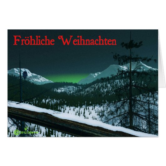 Frohliche Weihnachten - Silent Night Cards (Front Horizontal)