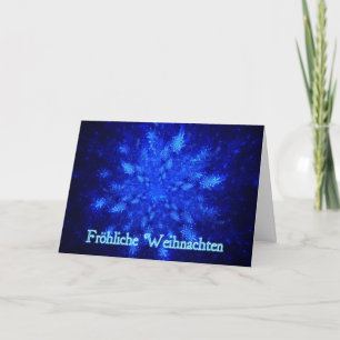 Frohliche Weihnachten - Snowburst Holiday Card