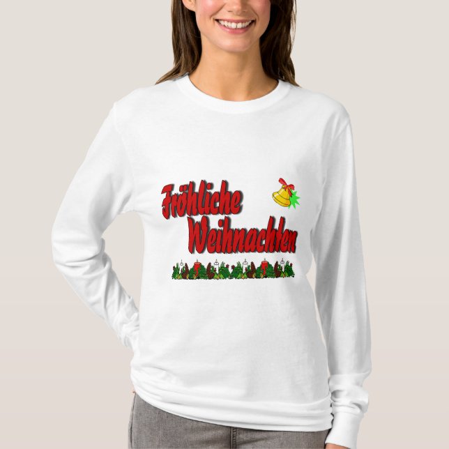 Fröhliche Weihnachten T-Shirt (Front)