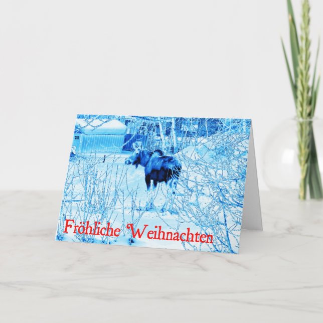 Frohliche Weihnachten - Urban Moose Holiday Card (Front)