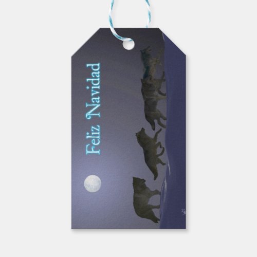 Frohliche Weihnachten _ Wolfpack Gift Tags