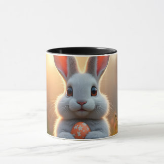 Fröhlicher Osterhase im Zauber des Frühlings Mug
