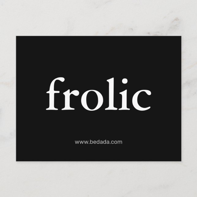 frolic postcard (Front)