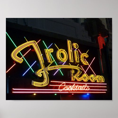 Frolic Room Cocktail Lounge Neon Sign