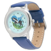 Frolicking Horse Design Watch (Angled)