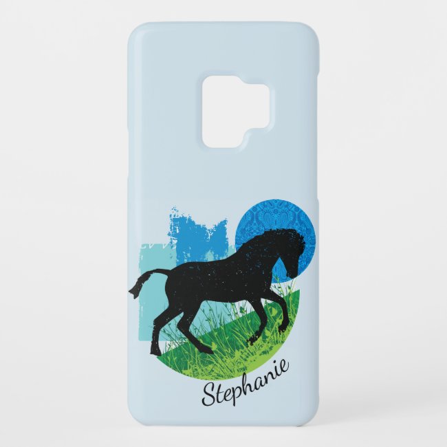 Frolicking Horse Samsung Galaxy S9 Case