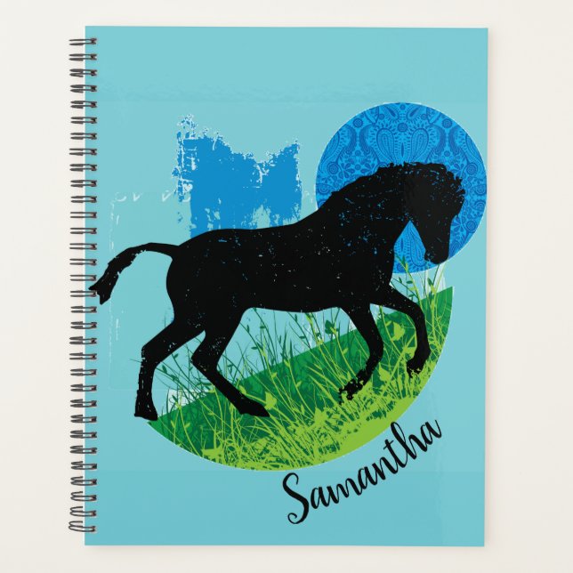 Frolicking Horse Weekly/Monthly Planner (Front)