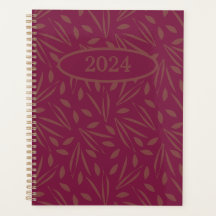 Frolicking In The Foliage: Gold Leaves on Burgundy