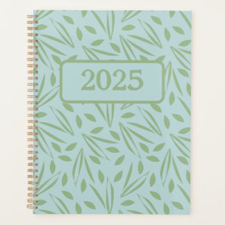 Frolicking In The Foliage: Green on Light Green Planner