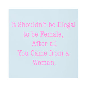 From a Woman Metal Print