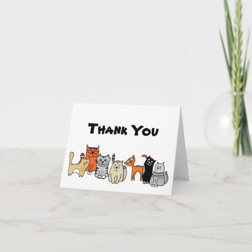 From All Blank Inside Group Thank You Note Card
