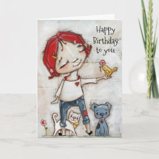 From all of us - Birthday Card (Front)