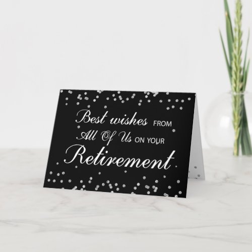 From All Of Us, Retirement Congratulations Black C