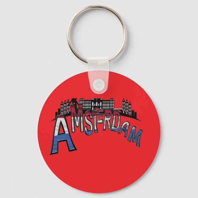 From Amsterdam with love. Keychain (Front)