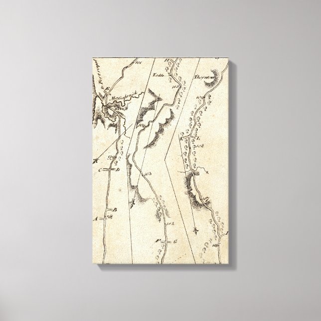 From Annapolis to Bowlinggreen Ordy 70 Canvas Print (Front)