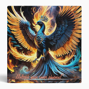 From Ashes to Empowerment: Rise with the Phoenix 3 Ring Binder