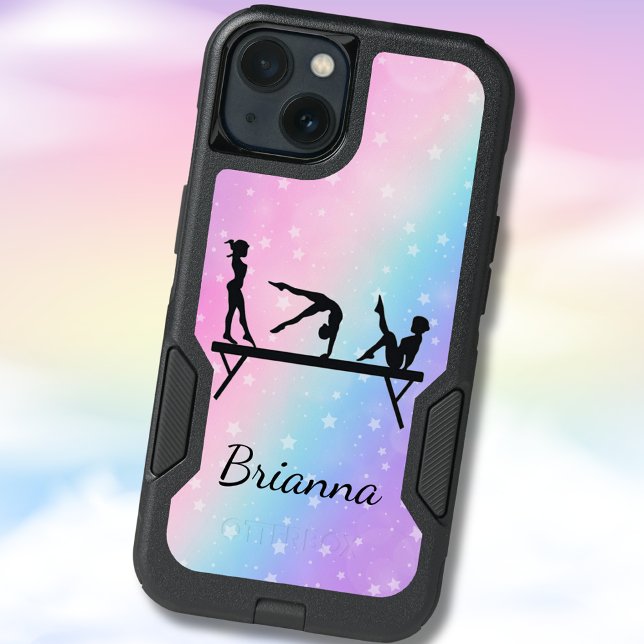 From Beam to Phone Personalized Gymnastics Otterbox iPhone Case (Express Yourself, Protect Your Device: Personalized Otterbox Case for Gymnast)