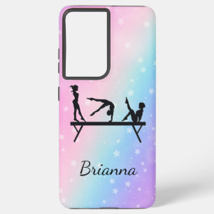 From Beam to Phone Personalized Gymnastics Samsung Galaxy S21 Ultra Case