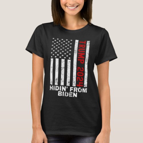 From Biden Kids Men Trump 2024 Flag Anti Joe Biden T_Shirt