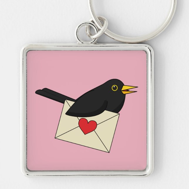 From Blackbird with Love Keychain (Front)