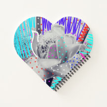 From broken heart to PEACE Spiral Notebook